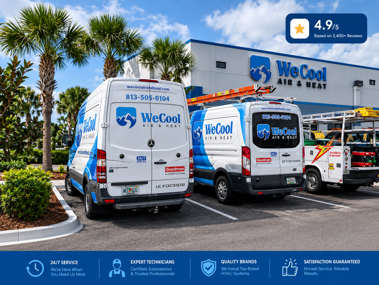 WeCool Air & Heat Fleet & Operations Headquarters